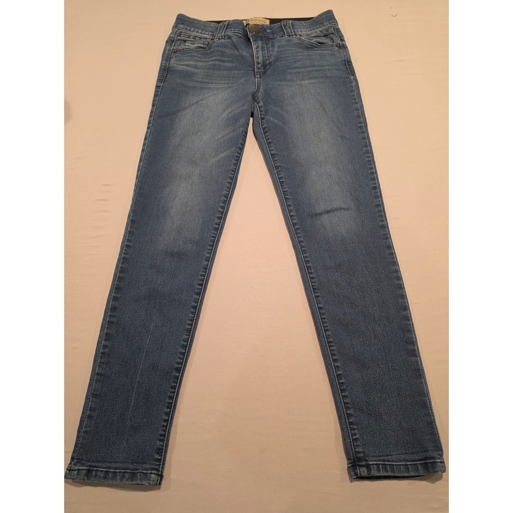 Democracy Ab Technology Skinny Jeans Medium Wash Blue Denim Women's Size 8